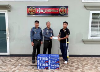 ក្រុមការងារ អាវុធហត្ថរាជធានីភ្នំពេញ នាំយកអំណោយឧបត្ថម្ភដល់សមាជិក០២នាក់!
